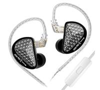 KZ AS10 PRO X in Ear Monitor Headphones,16-Driver BA IEM Earphones,HiFi Stereo Noise Isolating Sport Gaming Earbuds,Professional IEM Earbuds for Musicians and Singers Dj Drummers (with Mic, Black)