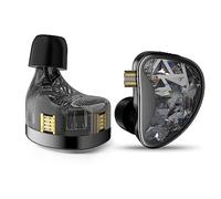 KZ AS24 in-Ear Monitor Headphone 24BA Drivers High-Performance IEM Earphones with 8 Tuning Switches, Noise Isolation Wired Earbuds for Musicians (Tuning Version,Black,no mic)