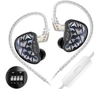 KZ AS24 Pro in Ear Monitor Headphones, HiFi Bass Noise Isolation Earphones, 12 Balanced Armature Drivers IEM Wired Earbuds (with Microphone, Tuning Version)