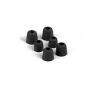 KZ Isolation Memory Foam Tips In-Ear Replacement ear headphones 3 Pairs Black