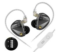 KZ Vader Pro Triple Drivers in Ear Monitor, Tunable Sound HiFi Deep Powerful Bass in Ear Headphone Gaming Earbuds with 4-Level Adjusting Switch Mastering Both Ultra-Low and Ultra-High Frequencies