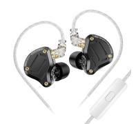 KZ ZS10 Pro 2 in Ear Monitor Headphone,KZ 4-Level Tuning Switch Headphone Multi Driver in Ear IEM Earphone,Upgraded 1DD+4BA Gaming Wired Earbuds with 2Pin Cable for Audiophile (Black, with Mic)