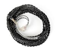 KZ ZSN PRO Earphone Upgraded Cable, 2M Long IEM Cable 4N OFC Braided Twisted Replacement Headphone Wire QDC-Pins for KZ ZS10 PRO/ZSN PRO X/EDX PRO/Castor/ZS12 PRO X Earbuds (QDC 3.5MM, without Mic)