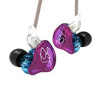 KZ ZST Colorful In Ear Earphone 1BA 1DD Dual Driver Wired Earbuds Headphone HiFi Ergonomic Gaming Earbuds with 2 Pin Detachable Cable for Singer Audiophile DJ-No Mic