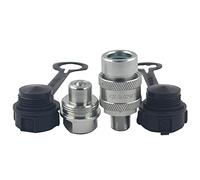 KZE-B-02 1/4'' NPT Set 10000psi High Pressure Hydraulic Quick Connect Coupling Quick Coupler Replaces Enerpac A-630