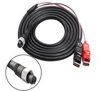 kzfuli 18 Feet Electric Fishing Reel Battery Power Cable is Compatible with Shimano, Daiwa Tanacom 1000, BeastMaster, Seaborg 500MJ, and ForceMaster. (5.5M/18FT)
