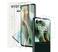 KZIOACSH 2+2+2 Pack Screen Protector for Motorola Razr 60 Ultra with Camera Lens protector, [Not Glass] Full Coverage Flexible HD Clear Anti-Scratch Self-Healing Back Protective Guard Film