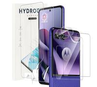 KZIOACSH 2+2+2 Pack Screen Protector for Motorola Razr 70 Ultra with Camera Lens protector&Exterior Screen Protector, Full Coverage Flexible Anti-Scratch Self-Healing Soft TPU Protective Film