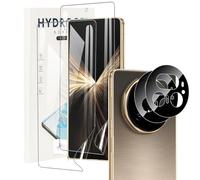 KZIOACSH 2+2 Pack Exterior Screen Protector for Honor Magic V5 5G with Camera Lens Protector, HD Clarity Elastic Edge Soft TPU Fingerprint Unlocking Scratchproof Bubble Free Protective Cover Film