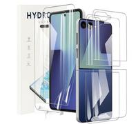 KZIOACSH 2+2 Pack Inner+Back Screen Protector for Samsung Galaxy Flip 7, HD Clarity Elastic Edge Soft TPU Fingerprint Unlocking Bubble Free Protective Cover Film for Samsung Galaxy Flip 7