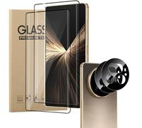 KZIOACSH 2+2 Pack Screen Protector for Honor Magic V5 5G with Camera Lens Protector, 9H Hardness HD Clear Bubble Free Anti-Scratch Protective Tempered Glass Film for Honor Magic V5 5G