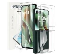 KZIOACSH 2+2 Pack Screen Protector for Motorola Razr 60 Ultra with Back Screen Film, [Not Glass] Flexible HD Clear Soft TPU Anti-Scratch Self-Healing Screen Guard Film