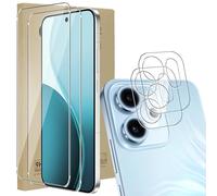KZIOACSH 2+2 Pack Screen Protector for OPPO Reno 14F 5G/OPPO Reno 14 FS 5G with Camera Lens Protector, 9H Hardness HD Clear Bubble Free Anti-Scratch Protective Tempered Glass Film