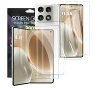 KZIOACSH 2+2Pack Inner+External Screen Protector for Motorola Razr Fold, HD Clear Elastic Edge Soft TPU Fingerprint Unlocking Selfhealing Anti-Scratch Bubble Free Screen Guard Film