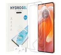 KZIOACSH 2 Pack 3D Curved Edge Soft TPU Screen Film for Motorola Edge 50 Ultra 5G, Fingerprint Unlocking, Bubble Free Protective Cover Film