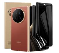 KZIOACSH 2 Pack Exterior Privacy Screen Protector for Honor Magic V5, Anti-Scratch Anti-Spy Scratchproof Bubble Free Fingerprint Unlocking Protective Screen Guard Film