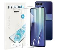 KZIOACSH 2 Pack Inner Screen Protector for Samsung Galaxy Z Flip 7/Samsung Galaxy Z Flip7, HD Clarity Elastic Edge Soft TPU Fingerprint Unlocking Scratchproof Bubble Free Protective Cover Film
