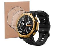 KZIOACSH 2 Pack Screen Protector for Amazfit T-Rex 3 Pro 48mm, 2.5D Round Edge 9H Hardness HD Clear Anti-Scratch Anti-Fingerprint Bubble-Free Protective Tempered Glass Film