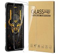 KZIOACSH 2 Pack Screen Protector for Blackview FORT 5/Blackview FORT 200, Ultra Slim 9H Hardness HD Clear Oleo-phobic Coating Anti-Scratch Bubble Free Protective Tempered Glass Film