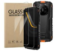 KZIOACSH 2 Pack Screen Protector for DOOGEE Fire 3 Ultra, Ultra Slim 9H Hardness HD Clear Oleo-phobic Coating Anti-Scratch Bubble Free Protective Tempered Glass Film for DOOGEE Fire 3 Ultra