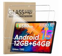 KZIOACSH 2 Pack Screen Protector for DOOGEE Tab A9/DOOGEE Tab A9 Pro 10.1 Inch, Ultra Clear 9H Hardness Touch Sensitive Anti-Scratch Anti-Fingerprint Protective Tempered Glass Screen Guard