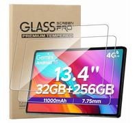 KZIOACSH 2 Pack Screen Protector for DOOGEE TAB G6 MAX 13.4 Inch, Ultra Clear 9H Hardness Touch Sensitive Anti-Scratch Anti-Fingerprint Protective Tempered Glass Film for DOOGEE TAB G6 MAX