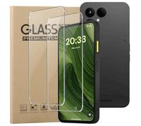 KZIOACSH 2 Pack Screen Protector for Fairphone 6, Ultra Slim 9H Hardness HD Clear Oleo-phobic Coating Anti-Scratch Bubble Free Protective Tempered Glass Film for Fairphone 6