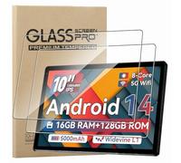 KZIOACSH 2 Pack Screen Protector for Freeski Tablet 10.4 inch/Freeski c12, Ultra Clear 9H Hardness Touch Sensitive Anti-Scratch Anti-Fingerprint Protective Tempered Glass Film