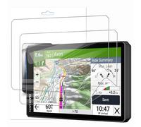 KZIOACSH 2 Pack Screen Protector for Garmin zumo XT 3, Ultra Slim HD Clarity Touch Sensitive Scratch-Resistant Shatterproof Bubble Free PET Screen Guard for Garmin zumo XT 3