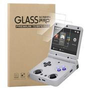 KZIOACSH 2 Pack Screen Protector for Miyoo Flip/Miyoo Flip V2, 2.5D Round Edge 9H Hardness HD Clear Anti-Scratch Anti-Fingerprint Bubble-Free Protective Tempered Glass Film