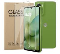 KZIOACSH 2 Pack Screen Protector for Motorola Moto G06 4G/Moto G6 Power, Ultra Slim 9H Hardness HD Clear Oleo-phobic Coating Anti-Scratch Bubble Free Protective Tempered Glass Film
