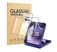 KZIOACSH 2 Pack Screen Protector for Motorola Razr 70 Ultra, 3D Curved Round Edge HD Clarity High Sensitivity Anti-Scratch Bubble Free Protective Screen Guard for Motorola Razr 70 Ultra