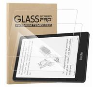 KZIOACSH 2 Pack Screen Protector for New Kindle Paperwhite Kids 7 Inch 2025, Ultra Clear 9H Hardness Touch Sensitive Anti-Scratch Anti-Fingerprint Protective Tempered Glass Screen Guard