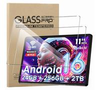 KZIOACSH 2 Pack Screen Protector for Raemond M70/Raemond Android 16 Tablet 11 Inch, Ultra Clear 9H Hardness Touch Sensitive Anti-Scratch Anti-Fingerprint Protective Tempered Glass Film