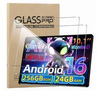 KZIOACSH 2 Pack Screen Protector for VekfulPC T20/VekfulPC Tablet Android 16 10.1 Inch, Ultra Clear 9H Hardness Touch Sensitive Anti-Scratch Anti-Fingerprint Protective Tempered Glass Film