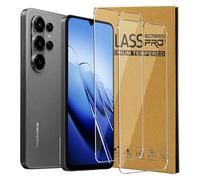 KZIOACSH 2 Pack Tempered Glass Screen Protector for Blackview WAVE 10, Ultra Slim 9H Hardness HD Clear Oleo-phobic Coating Anti-Scratch Bubble Free Protective Film