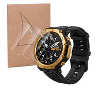 KZIOACSH 3 Pack Screen Protector for Amazfit T-Rex 3/Amazfit T-Rex 3 Pro 48mm, Ultra-thin HD Clear Soft TPU Anti-Fingerprint Anti-Scratch Self-Healing Protective Screen Guard Saver