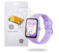 KZIOACSH 3 Pack Screen Protector for BIGGERFIVE BW01/BIGGERFIVE Kids Smart Watch, Ultra-thin Flexible Scratch Resistant Anti-Fingerprint Self-Healing Soft TPU Bubble Free Protective Screen Film