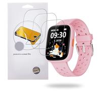 KZIOACSH 3 Pack Screen Protector for BIGGERFIVE Kids Smart Watch, Ultra-thin Flexible Scratch Resistant Anti-Fingerprint Self-Healing Soft TPU Bubble Free Protective Screen Film,NOT GLASS