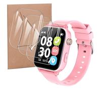 KZIOACSH 3 Pack Screen Protector for BJLBOJEY 4G Kids Smart Watch for Boys Girls 1.83 Inch, Ultra Slim Self-Healing Soft TPU Scratch Resistant Anti-Fingerprint Bubble Free Dispaly Screen Film