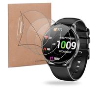 KZIOACSH 3 Pack Screen Protector for Blackview Smart Watch/Blackview W40 1.43 Inch, Ultra-thin Flexible Scratch Resistant Anti-Fingerprint Self-Healing Soft TPU Bubble Free Protective Screen Film