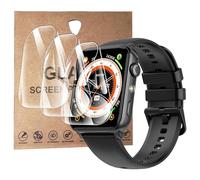 KZIOACSH 3 Pack Screen Protector for Blackview Smart Watch for Women/Blackview R30Max 1.9 Inch, Ultra-thin Flexible Scratch Resistant Self-Healing Soft TPU Bubble Free Protective Screen Film