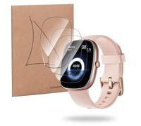KZIOACSH 3 Pack Screen Protector for HUAKUA Smart Watch/HUAKUA D3 1.85 Inch, Ultra-thin Flexible Anti-Scratch Anti-Fingerprint Self-Healing Soft TPU Bubble Free Protective Screen Film