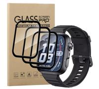 KZIOACSH 3 Pack Screen Protector for Huawei Watch Fit 5 Pro, HD Clarity 3D Curved Edge High Definition Shatterproof Anti-Oil Anti-Scratch PMMA Screen Guard for Huawei Watch Fit 5 Pro