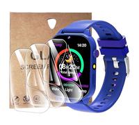 KZIOACSH 3 Pack Screen Protector for Kaacly Kids Smart Watch/Kaacly W05 1.57 Inch, Ultra-thin Flexible Scratch Resistant Anti-Fingerprint Self-Healing Soft TPU Bubble Free Protective Screen Film