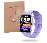 KZIOACSH 3 Pack Screen Protector for TOOBUR Smart Watch 1.8 Inch, Ultra-thin Flexible Scratch Resistant Anti-Fingerprint Self-Healing Soft TPU Bubble Free Protective Screen Film