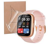 KZIOACSH 3 Pack Screen Protector for TOOBUR Smart Watch/TOOBUR IDW26 1.83 inch, Ultra-thin Flexible Scratch Resistant Anti-Fingerprint Self-Healing Soft TPU Bubble Free Protective Screen Film