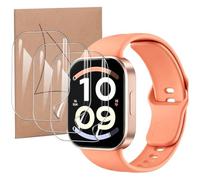 KZIOACSH 3 TPU Screen Protector for Xiaomi Redmi Watch 6 Active 1.85 Inch | HD Clarity Flexible Self-Healing Display Screen Film Touch Sensitive Anti-Scratch Anti-Fingerprint Bubble Free Screen Guard