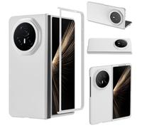 KZIOACSH Case Compatible with Honor Magic V5 5G, Ultra-Thin Drop Protection Silky-Soft Touch Matte Hard PC Anti-Fingerprint Anti-Scratch Shockproof Bumper Cover for Honor Magic V5 5G,White