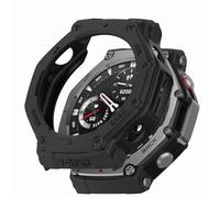 KZIOACSH Case for Amazfit T-Rex 3,Drop Protection Anti Drop Hard PC Proctective Bumper Cover [Without Screen Protector] Ultra Slim ScratchProof ShockProof Skin Cover Shell, Black